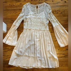 Soprano dress; XS; cream with lace